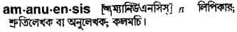 amanuensis
