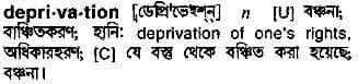 deprivation