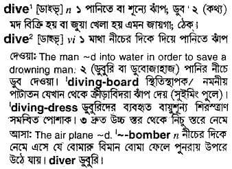 dive