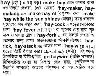hay