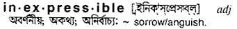 inexpressible