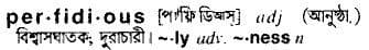 perfidious