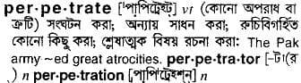 perpetrate