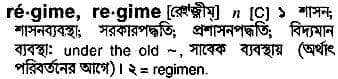 regime