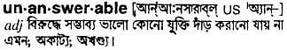 unanswerable