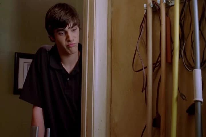 Oh. Hey, son. Heh.
Are you home early?