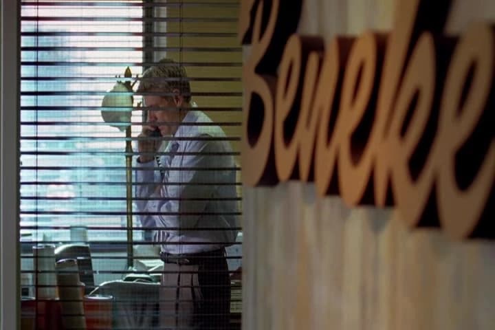 WOMAN [OVER PA]:
Mr. Beneke to the shop, please.
Mr. Beneke to the shop.
