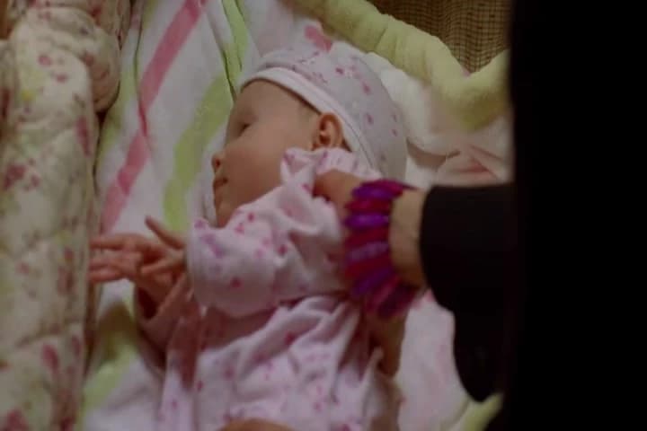 Just in case she decides
to do a little spit up,