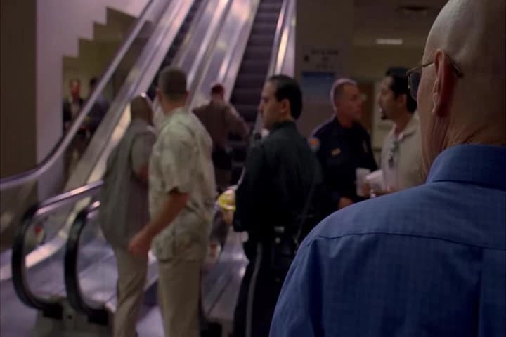 MAN 2: Can we go now?
MAN 3: Upstairs, come on.