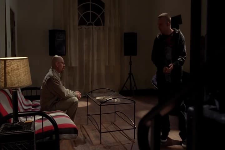 between Gus and the cartel.
"Word has come down"?
