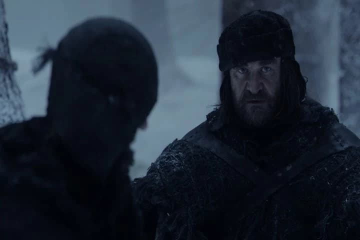 Our orders were to track the wildlings.