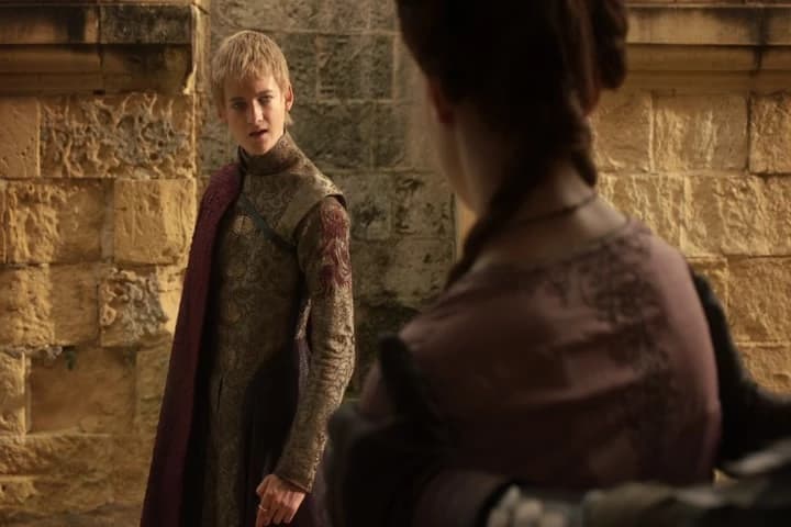 My mother tells me a king
should never strike his lady.