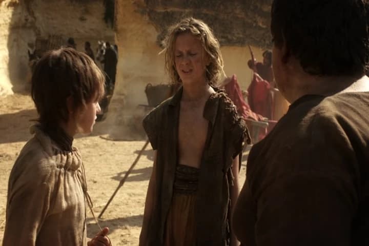 I bet he stole that sword.
