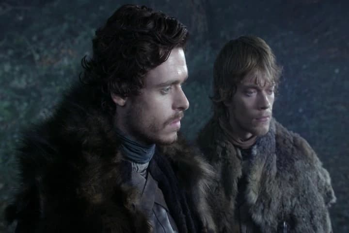 The blade is Valyrian steel,
the handle dragonbone.