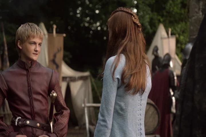 He speaks damn well
with his sword though.