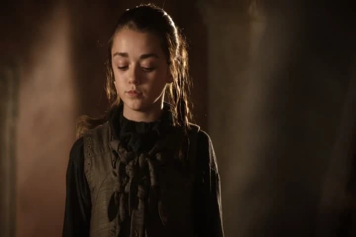 Arya would rather act
like a beast than a lady.