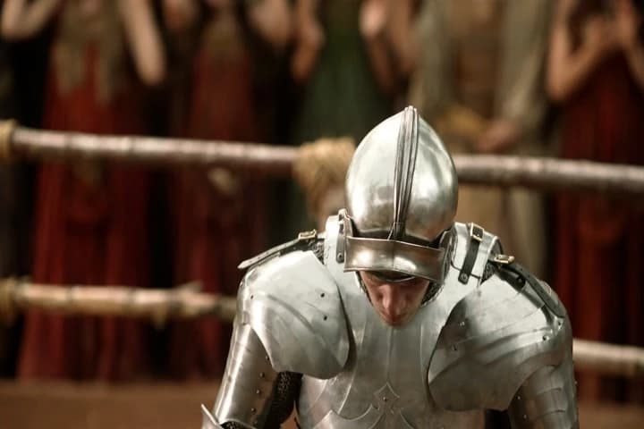 - And his opponent?
- Ser Hugh of the Vale.