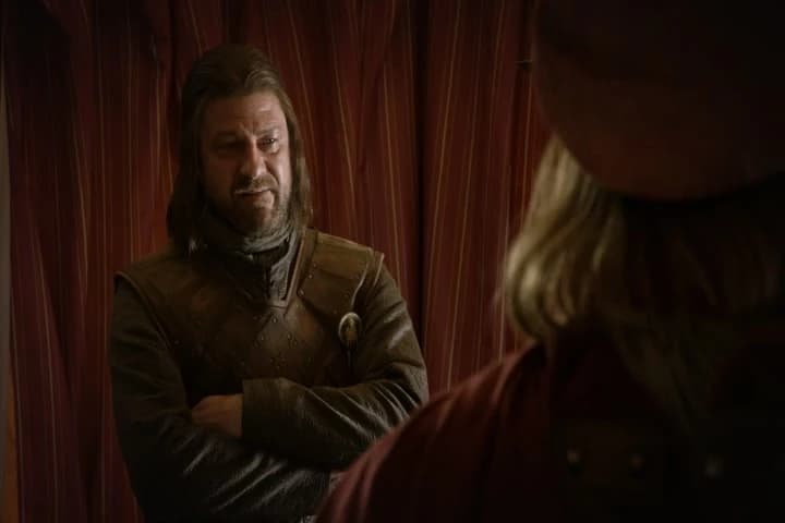 He can't even put
a man's armor on him properly.
