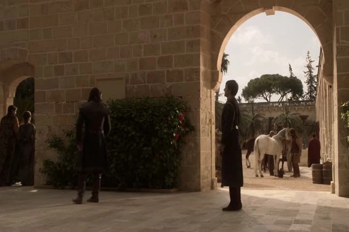 The king is at
the small council meeting, my lord.