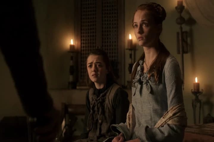 This isn't a punishment. I want you back
in Winterfell for your own safety.
