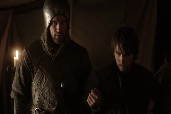 - Where did you find him?
- In the brush above the encampment.