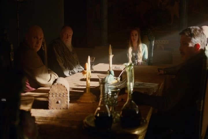 Yes, well, I do believe the Hand of the King
is welcome at all small council meetings.