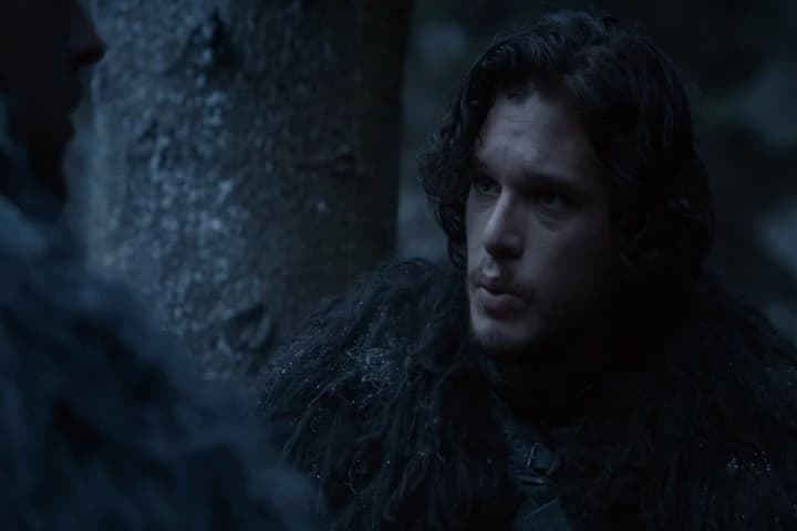 We're heading
deeper and deeper into wildling territory.