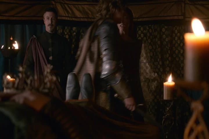 I will put a sword through his righteous face.
