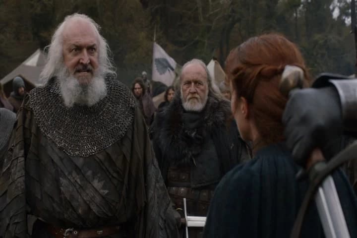 - Threatening my lady is an act of treason.
- Treason?
