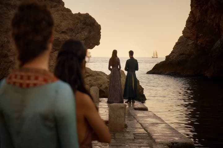 I grew up in the shadow
of her father's castle.