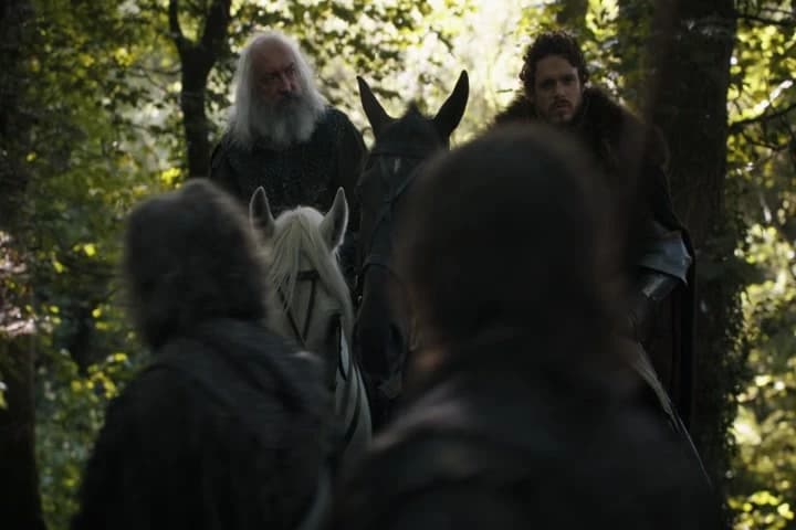 Don't change the fact
that we've got half the men.