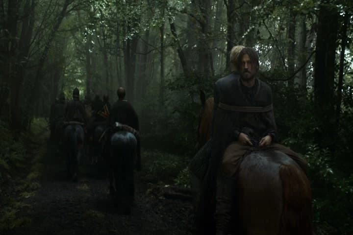 I hope you're pleased. If I were
armed, they'd never have taken us.