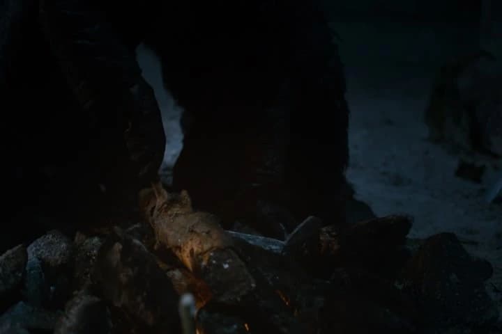 Take off that big log.