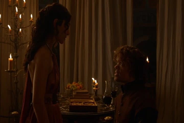 While I empty her chamber
pot and lick your cock when you're bored?