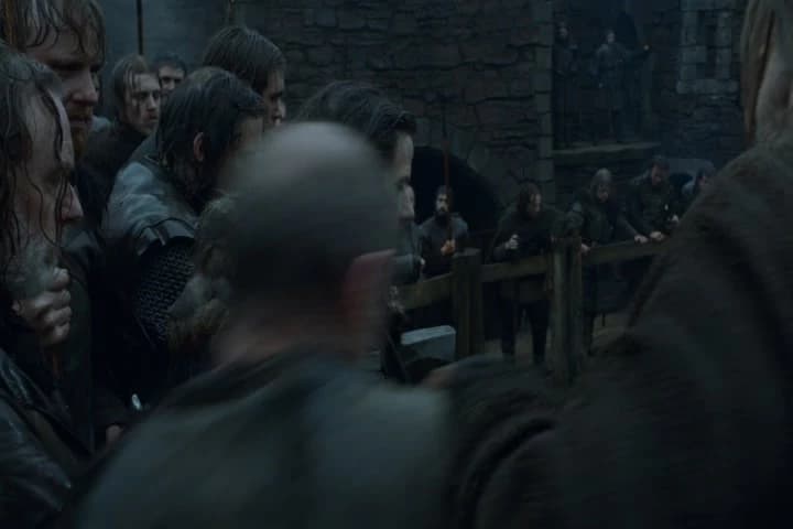 You gave her a wooden sword!