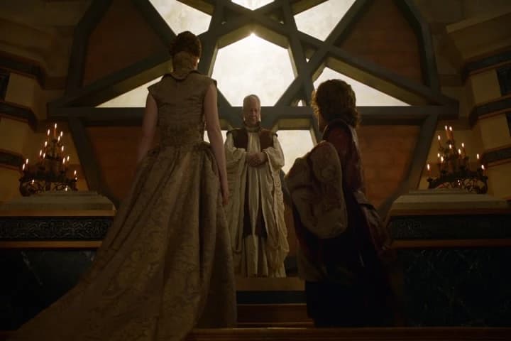 You may now cloak the bride and
bring her under your protection.