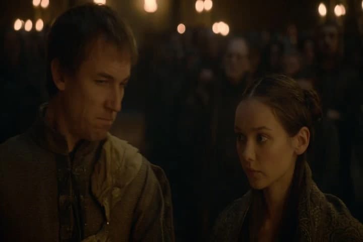 Look upon each other and say the words.
