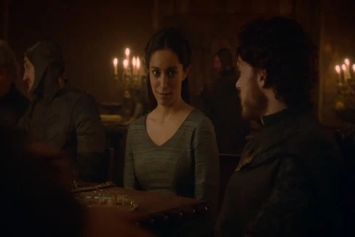 My mother's alone
with Roose Bolton. I should rescue her.