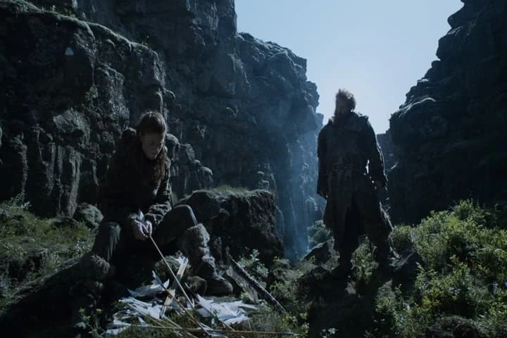 Your pretty crow said
a thousand men are nesting there.