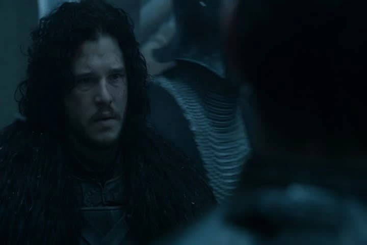 What's a man of the Night's Watch
doing in a wildling camp?