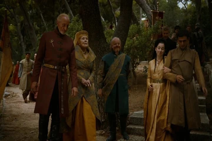 Not now, Mace.
Lord Tywin and I are speaking.