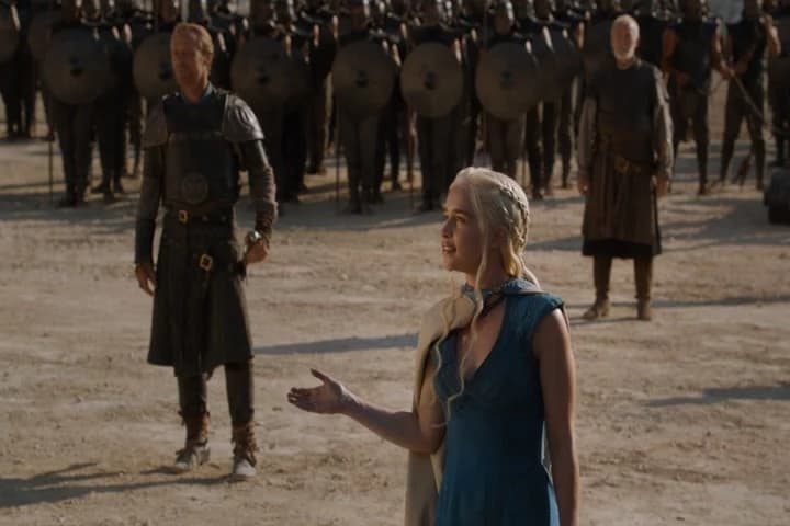 now stand behind me,