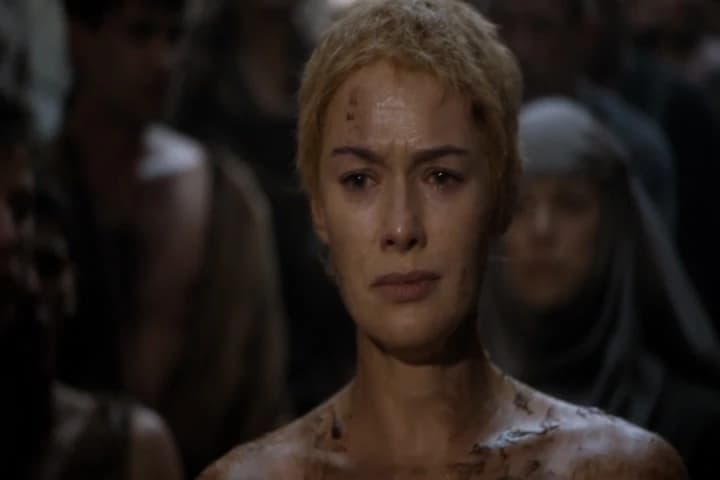 - Whore!
- Shame.