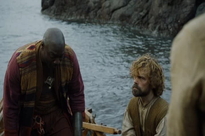 The men who fight in the pits of Meereen
will swallow him whole.