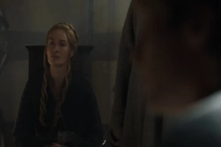 She didn't seem surprised.
