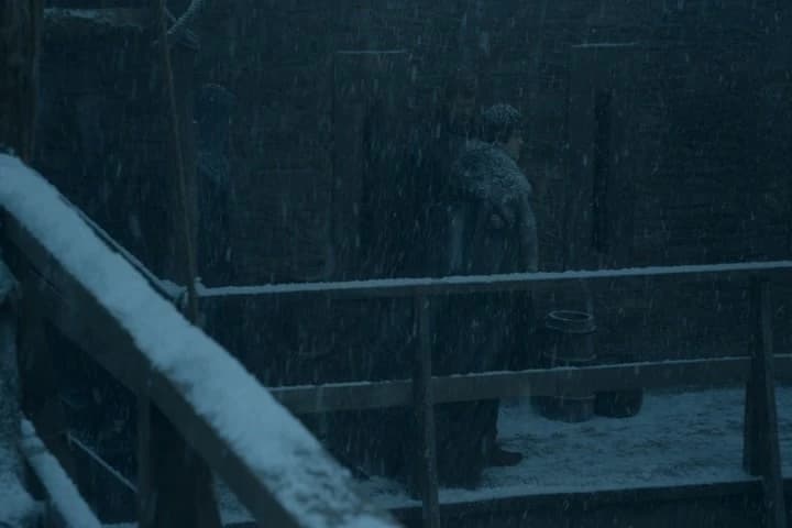 His army is out there now,
suffering in the snow.