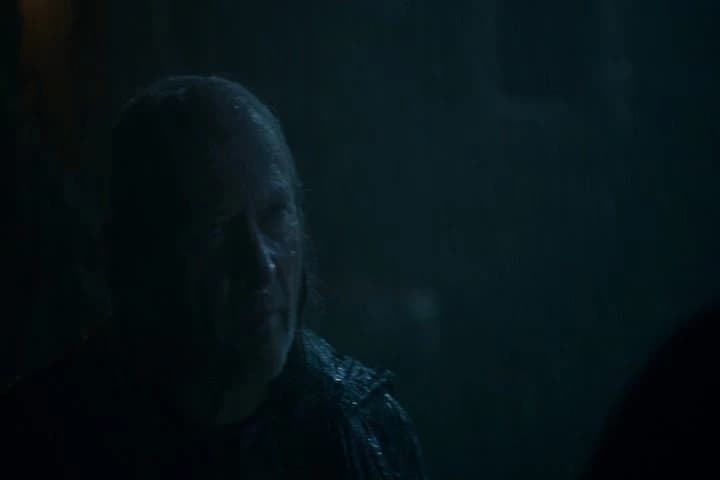 loses his senses during a storm?