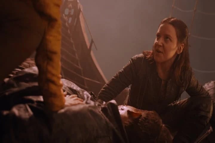 You mother's below deck.
Keep her safe.
