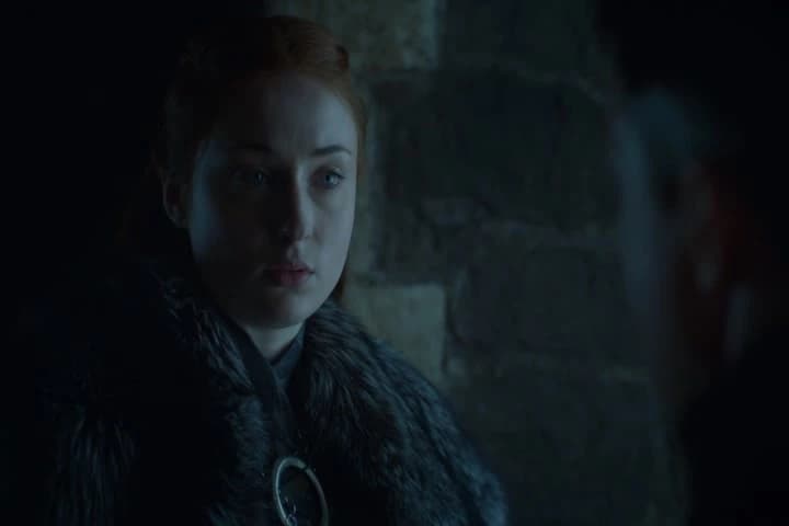 She would if she thought
I was going to betray Jon.