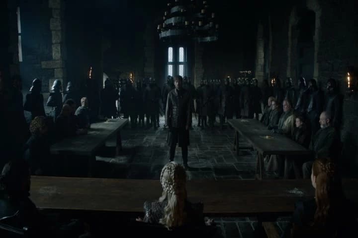 Who stabbed him in the back
and cut his throat.